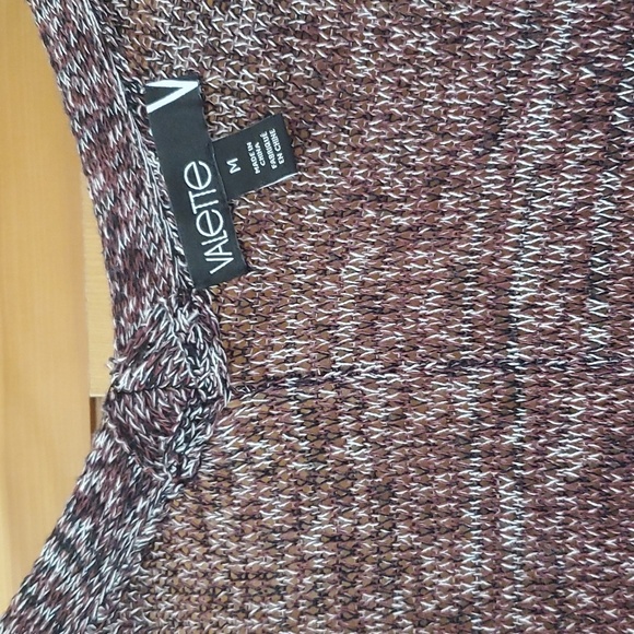 Valette Black and White Oversized Cardigan with Wide Sleeves and Relaxed Fit - Picture 2 of 5